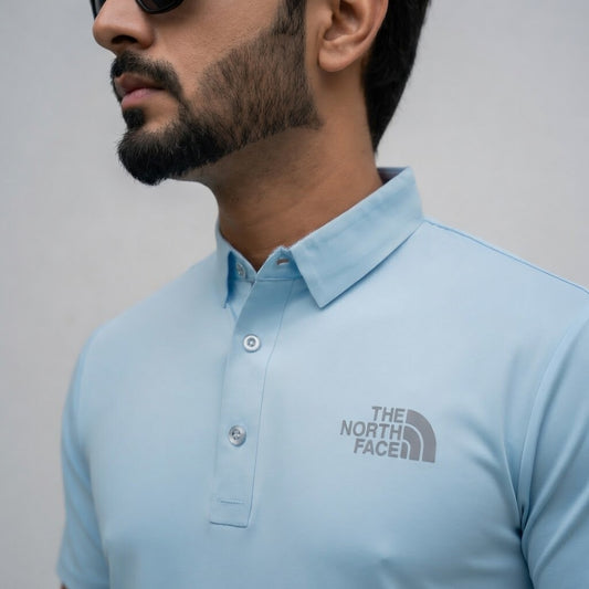 Imported Dry-Fit Polo - Sky Blue
