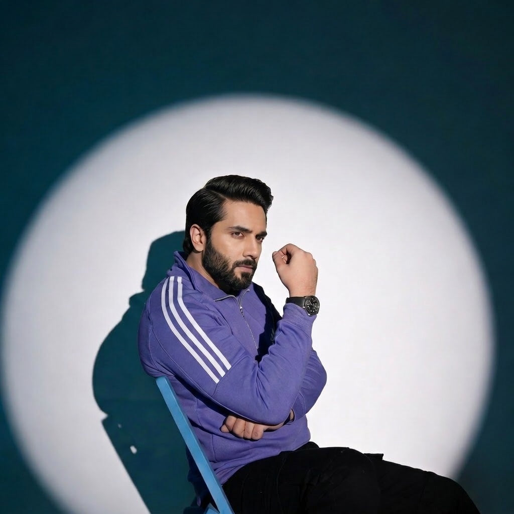 Adidas-Purple Sweatshirt
