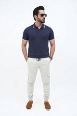 Light Beige Cargo Trouser