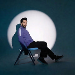 Adidas-Purple Sweatshirt