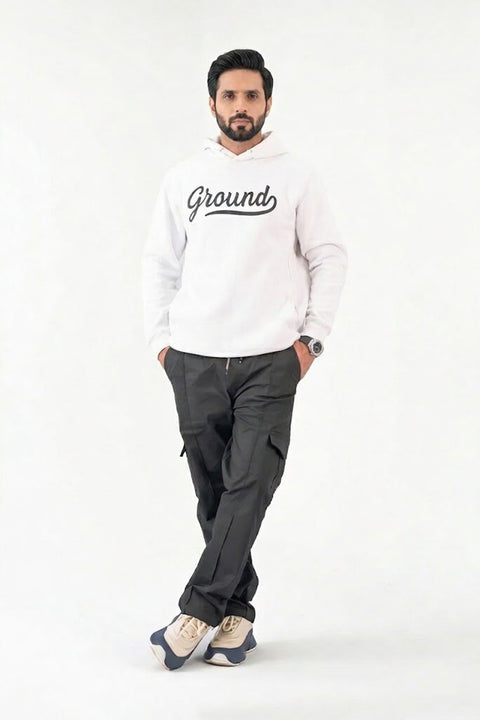 Black Loose Fit Trouser — Wide Streetwear Cut | Premium Cotton Blend