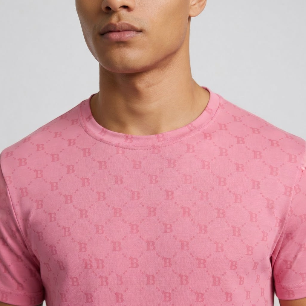 Imported Dry-Fit Tee - Baby Pink