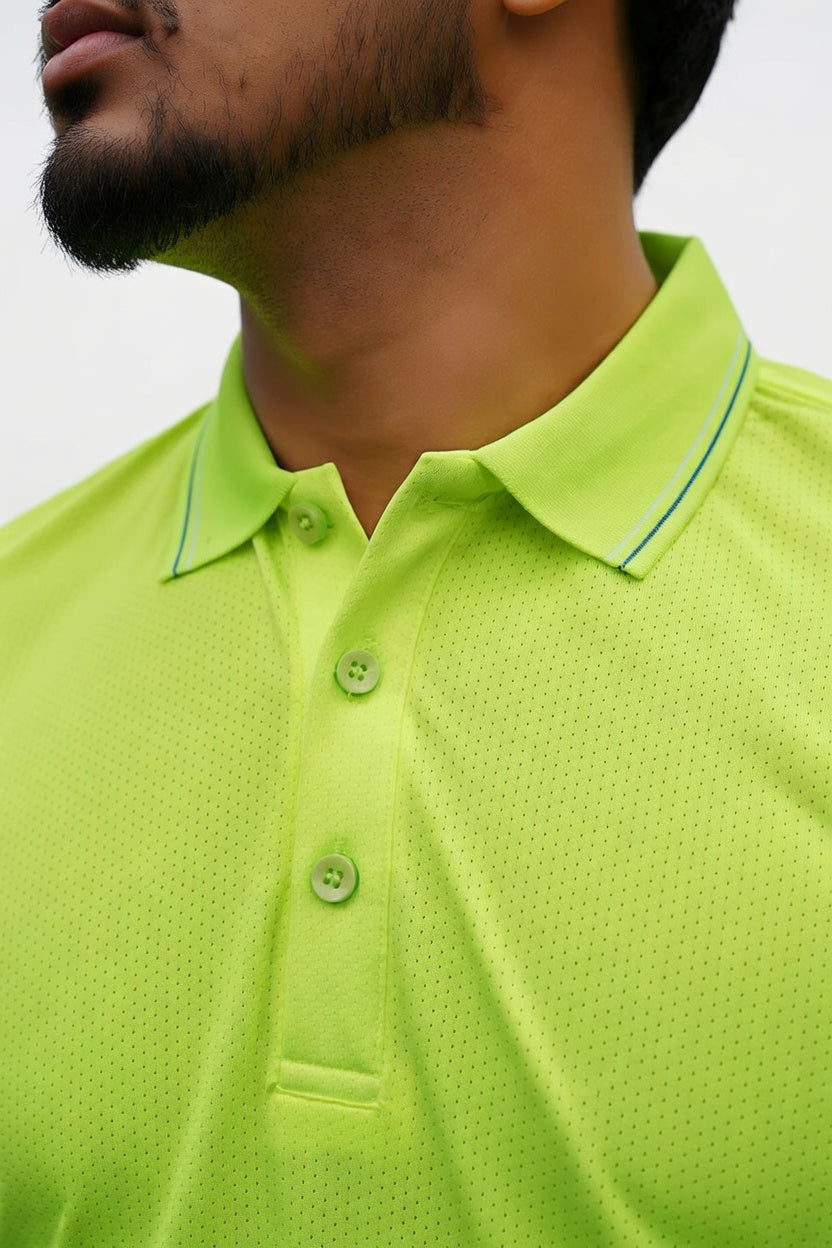 Imported Dry-Fit Polo - Parrot