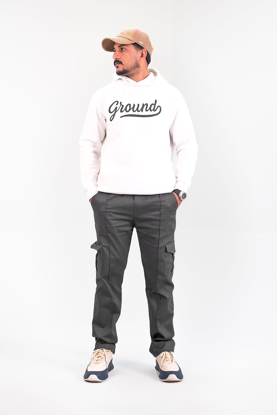 Dark Grey Loose fit Trouser