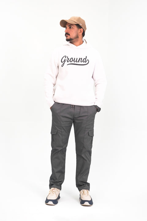 Shining Grey Loose Fit Trouser — Elevated Streetwear Cut | Premium Fabric