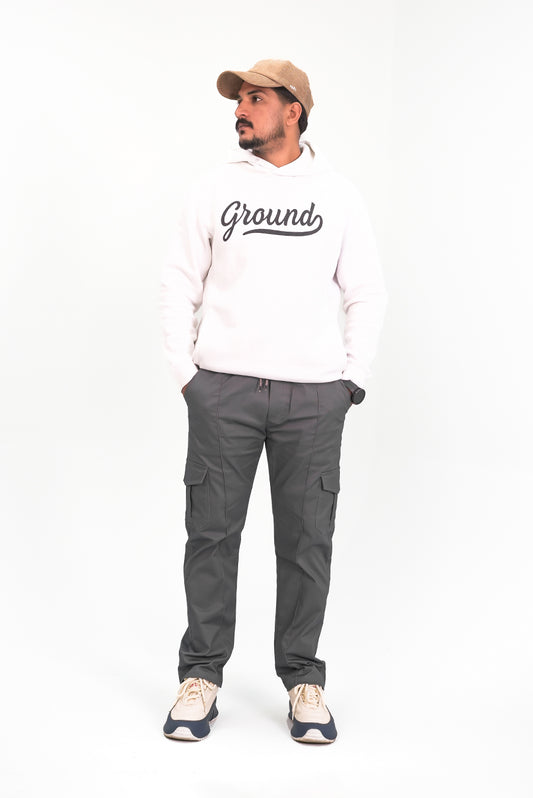 Shining Grey Loose fit Trouser
